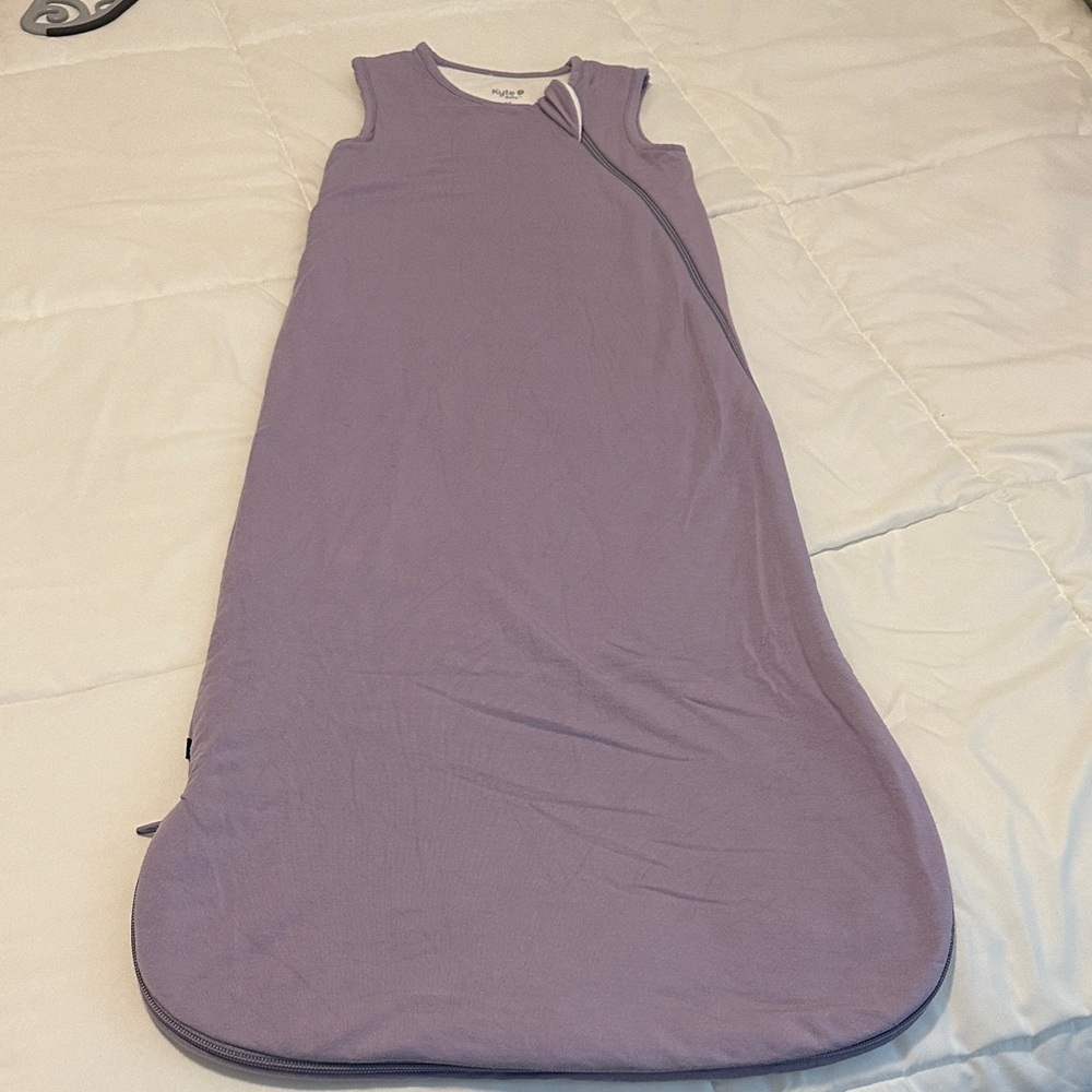 Kyte Purple Sleeveless Baby Sleep Sack 1.0 tog